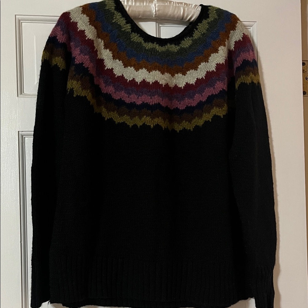 American Eagle Outfitters Multicolor Crew Neck Sweater